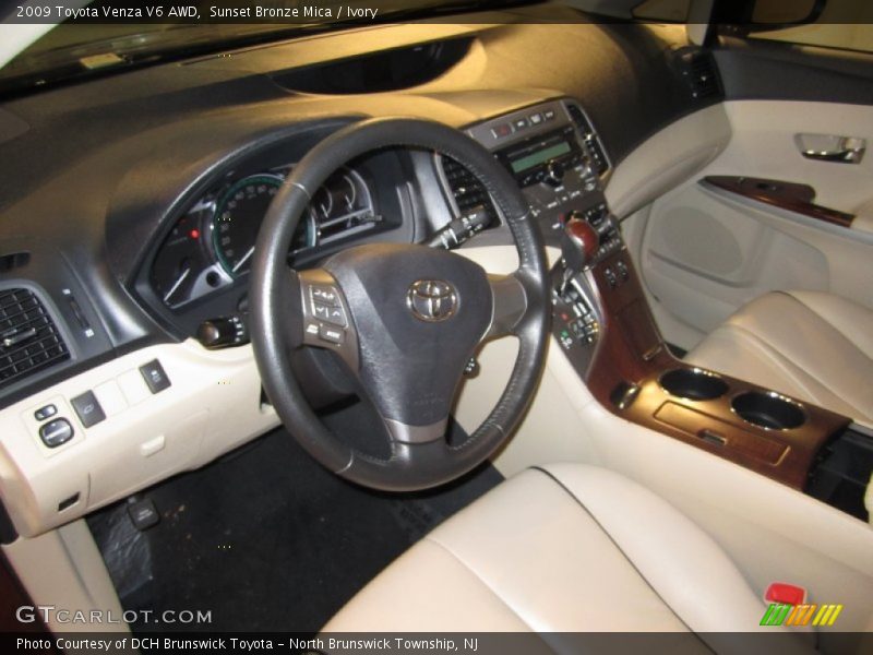 Sunset Bronze Mica / Ivory 2009 Toyota Venza V6 AWD