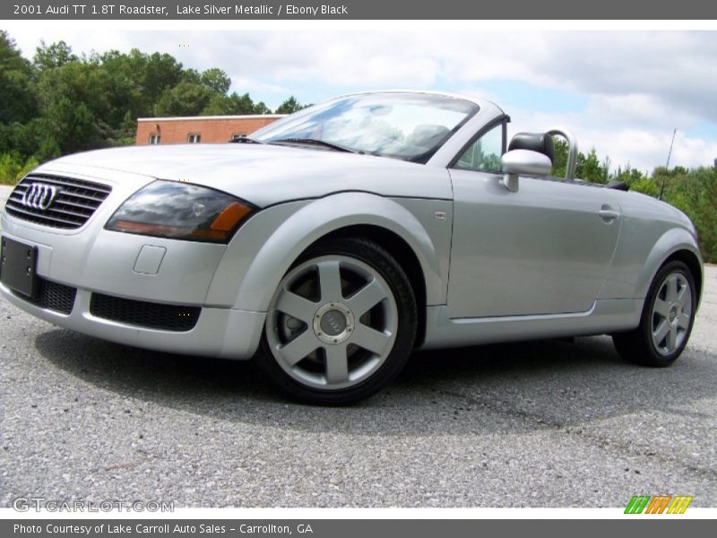 Lake Silver Metallic / Ebony Black 2001 Audi TT 1.8T Roadster