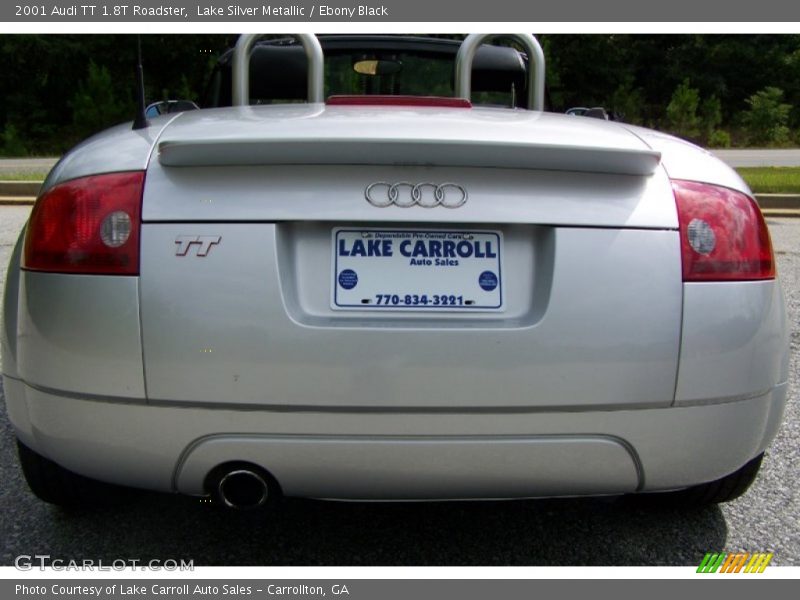 Lake Silver Metallic / Ebony Black 2001 Audi TT 1.8T Roadster