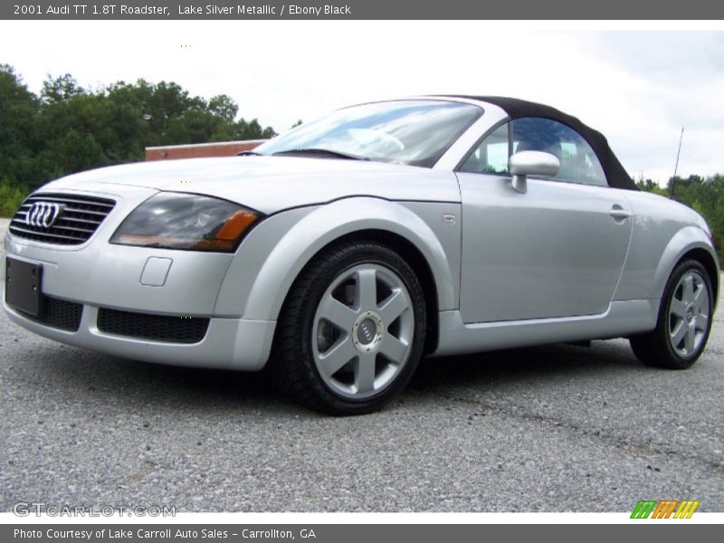 Lake Silver Metallic / Ebony Black 2001 Audi TT 1.8T Roadster