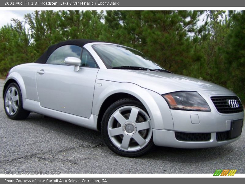 Lake Silver Metallic / Ebony Black 2001 Audi TT 1.8T Roadster