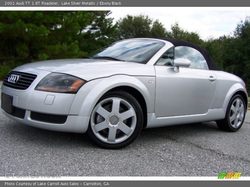 Lake Silver Metallic / Ebony Black 2001 Audi TT 1.8T Roadster