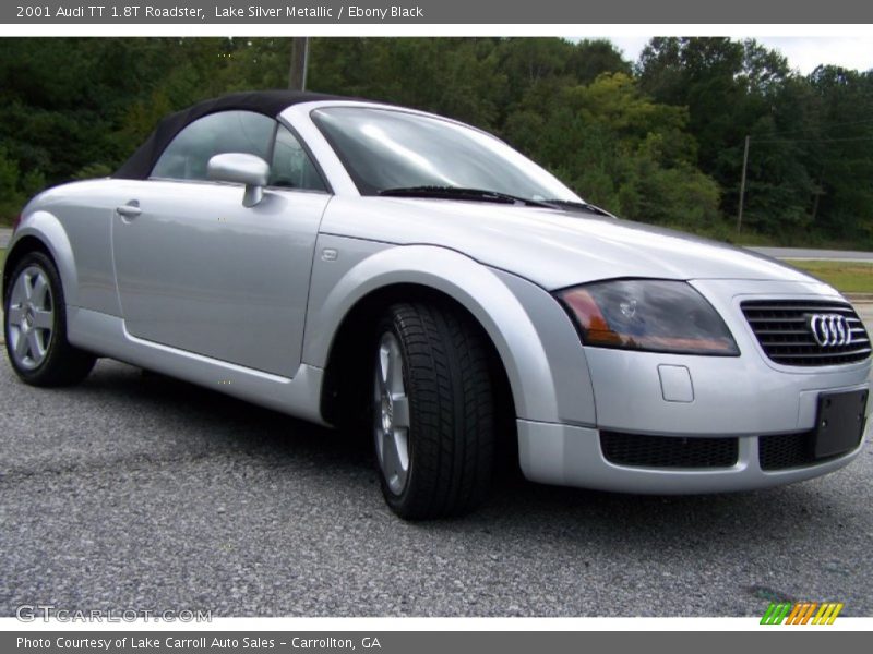 Lake Silver Metallic / Ebony Black 2001 Audi TT 1.8T Roadster