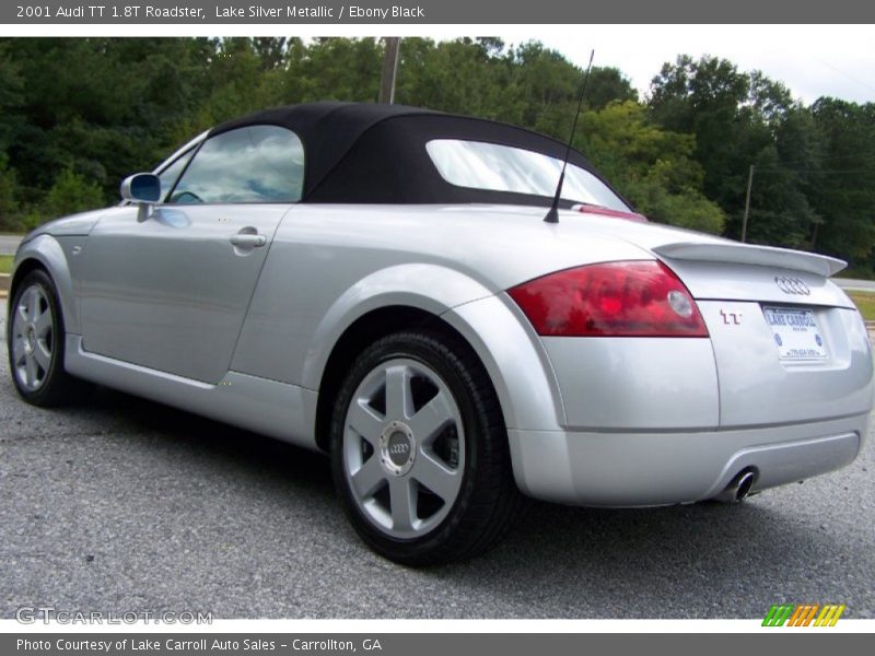 Lake Silver Metallic / Ebony Black 2001 Audi TT 1.8T Roadster