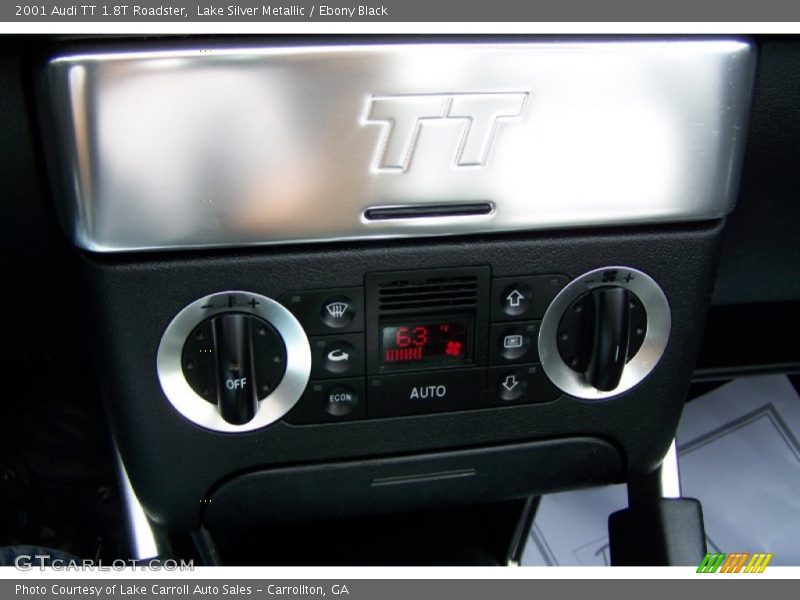 Lake Silver Metallic / Ebony Black 2001 Audi TT 1.8T Roadster