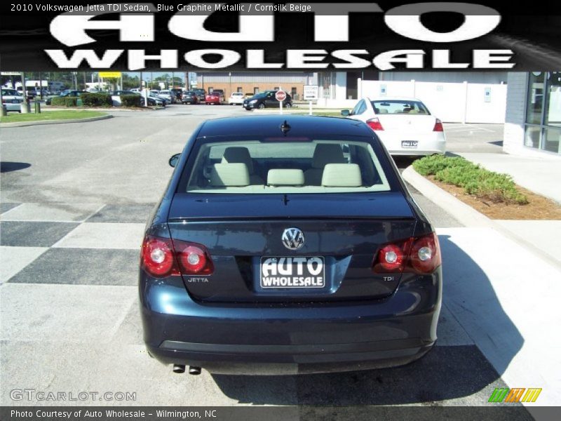 Blue Graphite Metallic / Cornsilk Beige 2010 Volkswagen Jetta TDI Sedan