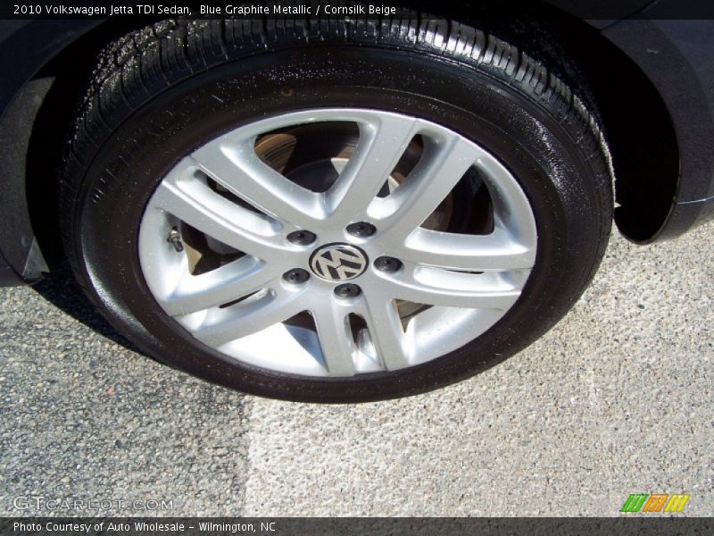 Blue Graphite Metallic / Cornsilk Beige 2010 Volkswagen Jetta TDI Sedan