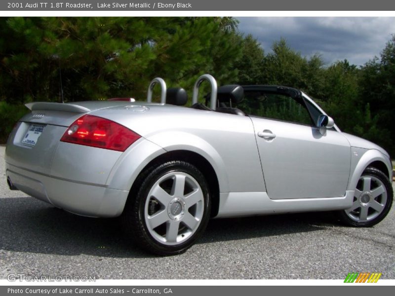 Lake Silver Metallic / Ebony Black 2001 Audi TT 1.8T Roadster