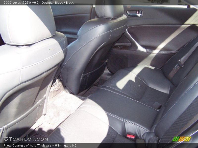 Obsidian Black / Black 2009 Lexus IS 250 AWD
