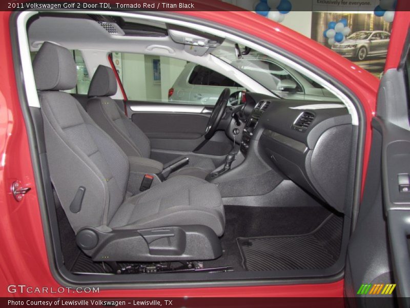  2011 Golf 2 Door TDI Titan Black Interior