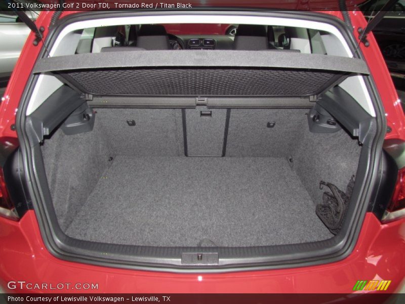  2011 Golf 2 Door TDI Trunk