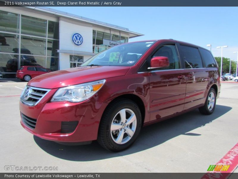 Deep Claret Red Metallic / Aero Gray 2011 Volkswagen Routan SE