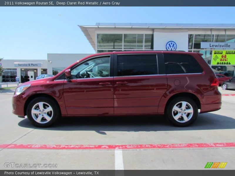 Deep Claret Red Metallic / Aero Gray 2011 Volkswagen Routan SE