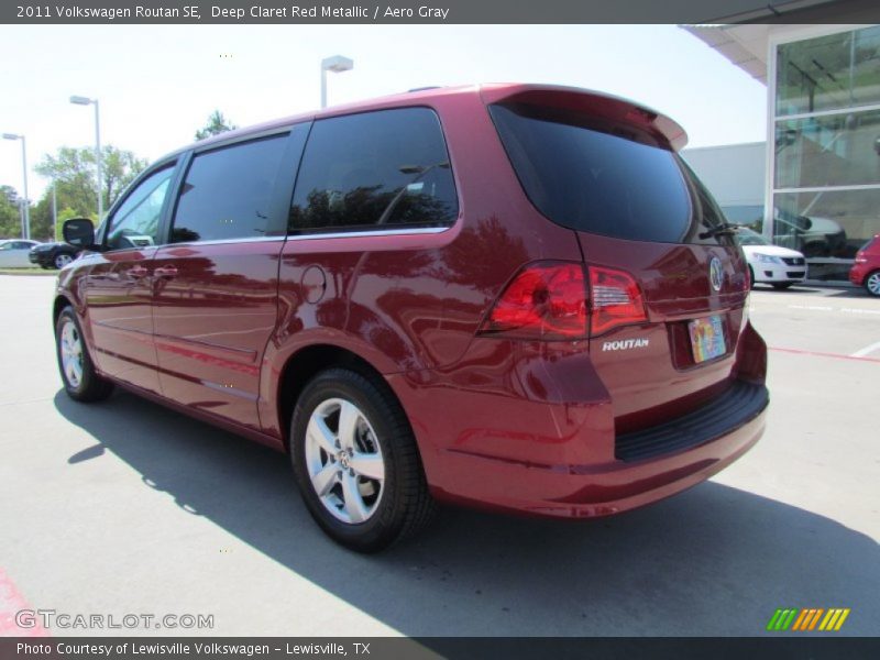 Deep Claret Red Metallic / Aero Gray 2011 Volkswagen Routan SE