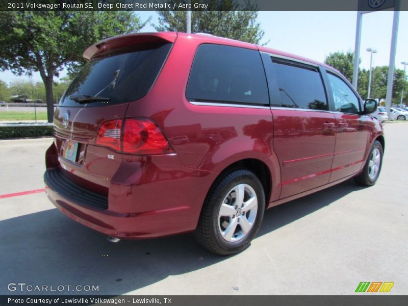 Deep Claret Red Metallic / Aero Gray 2011 Volkswagen Routan SE