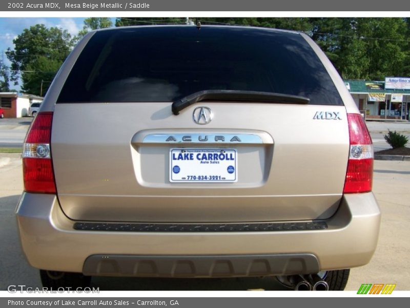 Mesa Beige Metallic / Saddle 2002 Acura MDX