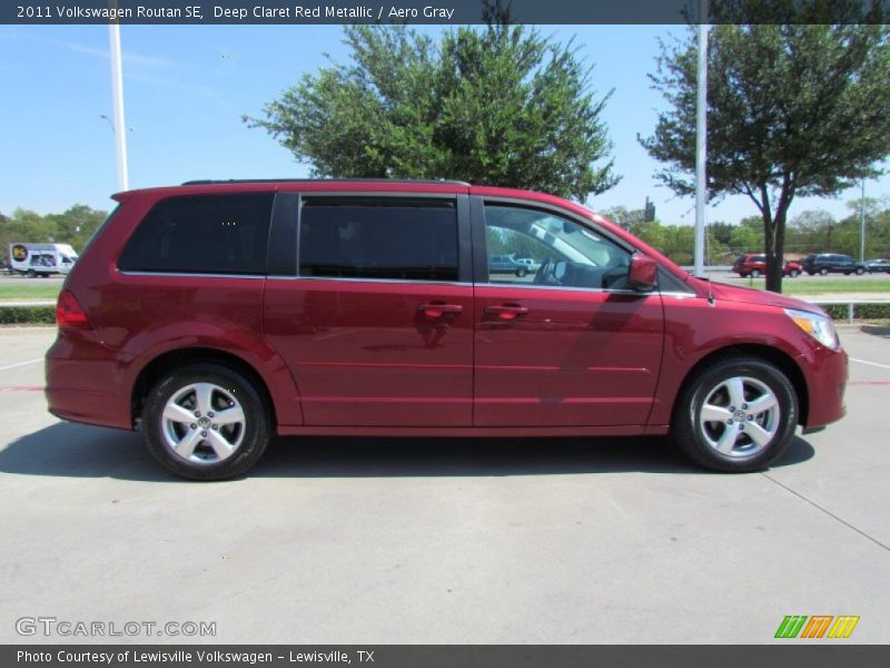 Deep Claret Red Metallic / Aero Gray 2011 Volkswagen Routan SE