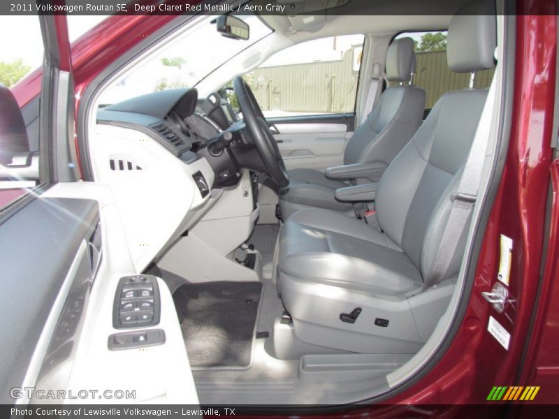 Deep Claret Red Metallic / Aero Gray 2011 Volkswagen Routan SE