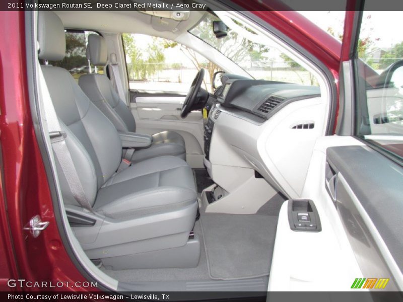 Deep Claret Red Metallic / Aero Gray 2011 Volkswagen Routan SE