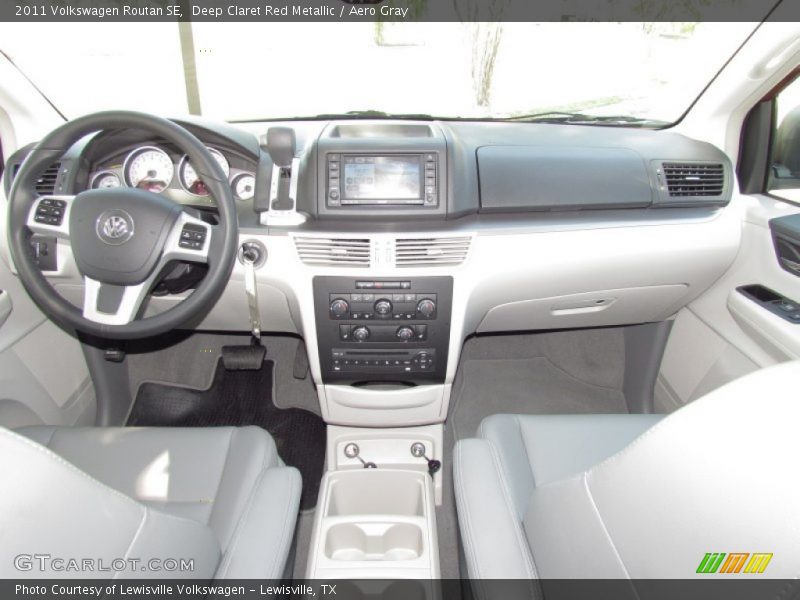 Deep Claret Red Metallic / Aero Gray 2011 Volkswagen Routan SE