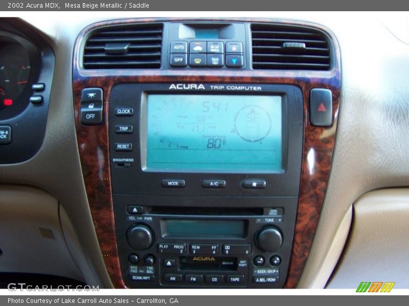 Mesa Beige Metallic / Saddle 2002 Acura MDX