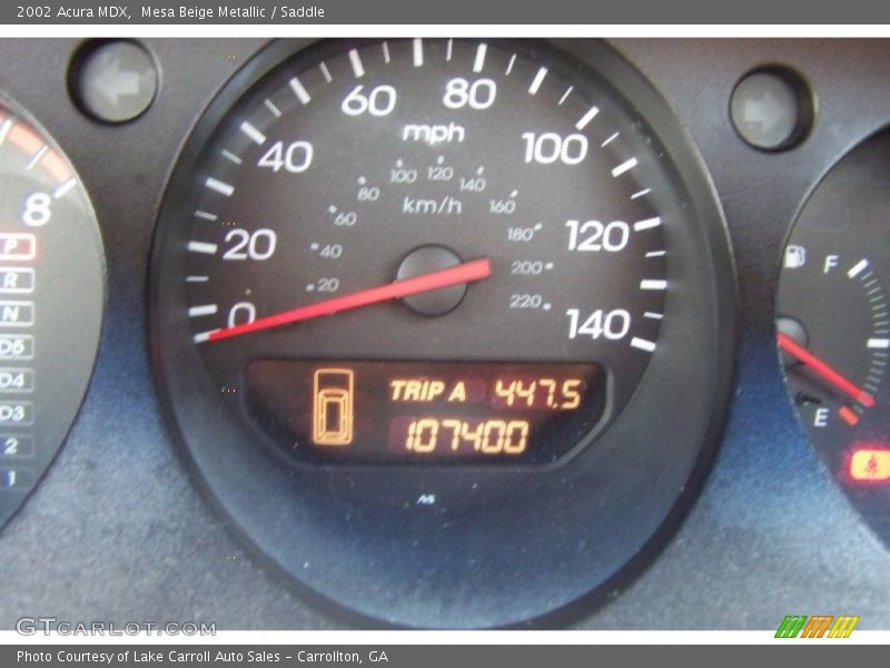 Mesa Beige Metallic / Saddle 2002 Acura MDX