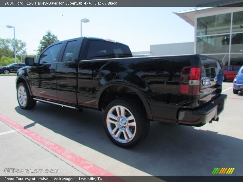 Black / Black 2006 Ford F150 Harley-Davidson SuperCab 4x4