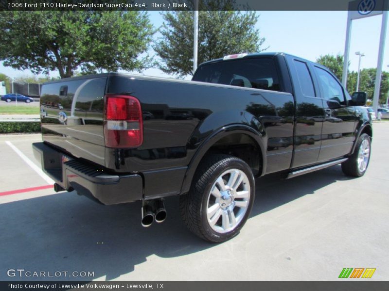 Black / Black 2006 Ford F150 Harley-Davidson SuperCab 4x4