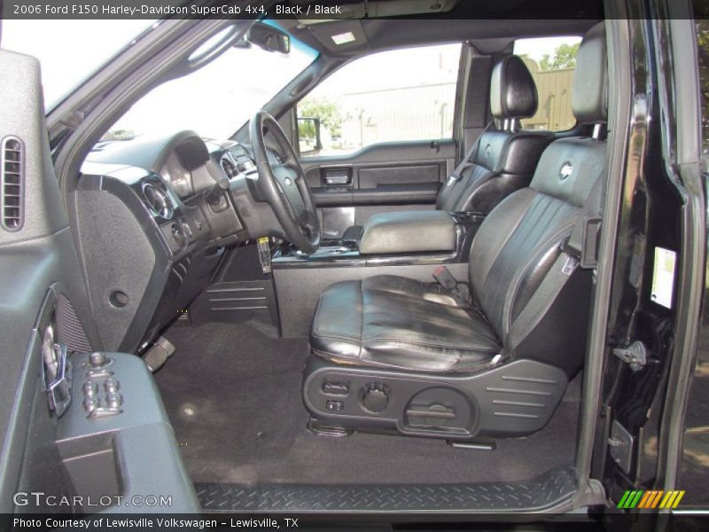  2006 F150 Harley-Davidson SuperCab 4x4 Black Interior