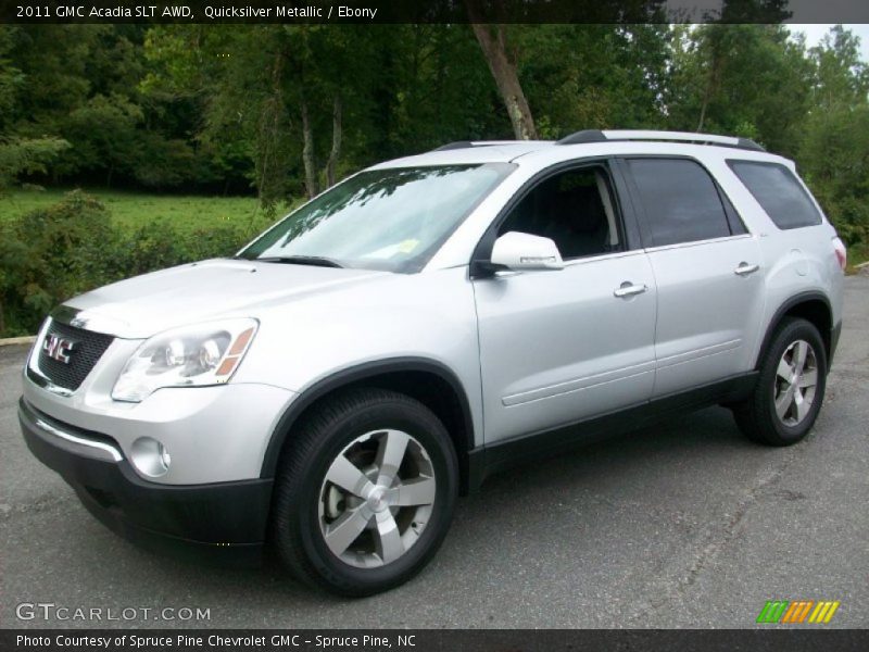 Quicksilver Metallic / Ebony 2011 GMC Acadia SLT AWD