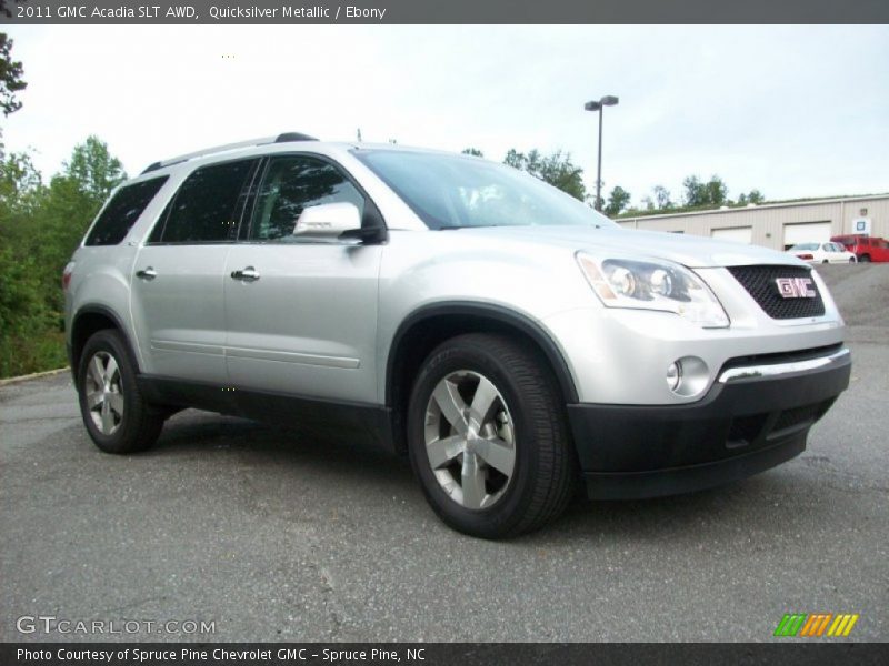 Quicksilver Metallic / Ebony 2011 GMC Acadia SLT AWD