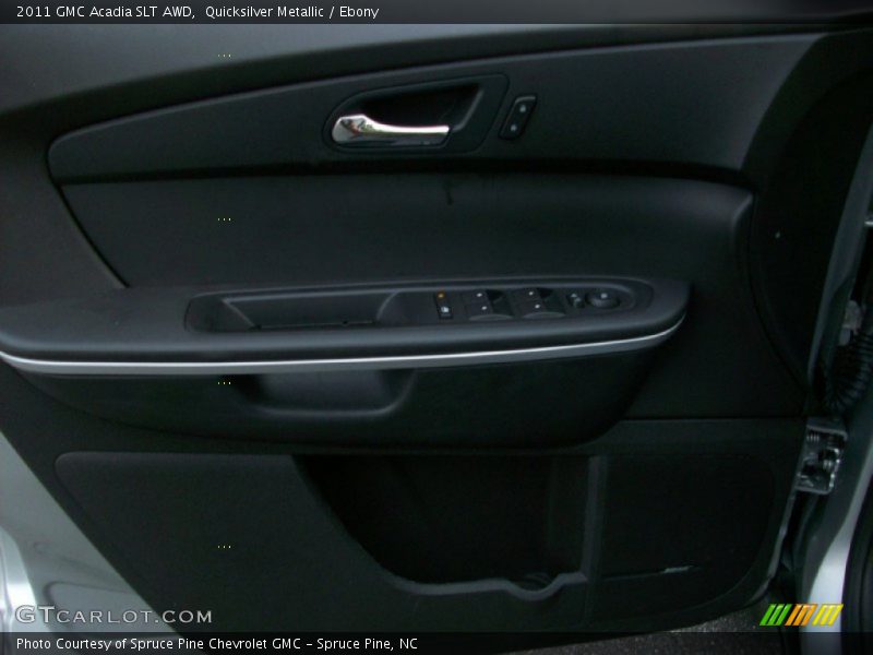 Quicksilver Metallic / Ebony 2011 GMC Acadia SLT AWD