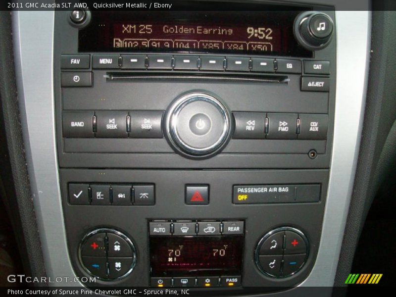 Quicksilver Metallic / Ebony 2011 GMC Acadia SLT AWD