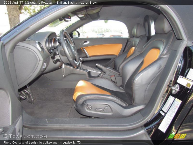  2008 TT 3.2 quattro Roadster Madras Brown Interior