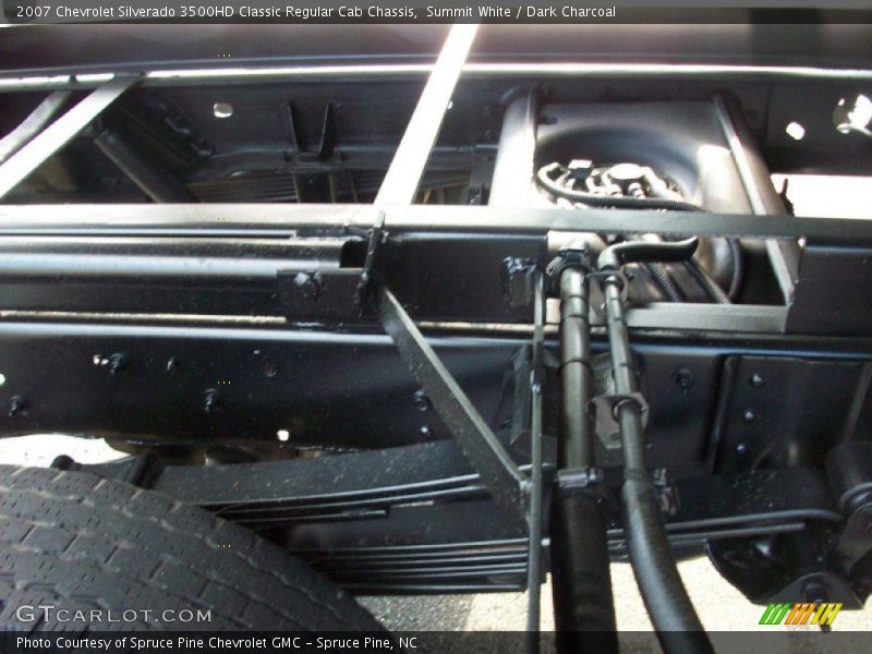 Summit White / Dark Charcoal 2007 Chevrolet Silverado 3500HD Classic Regular Cab Chassis