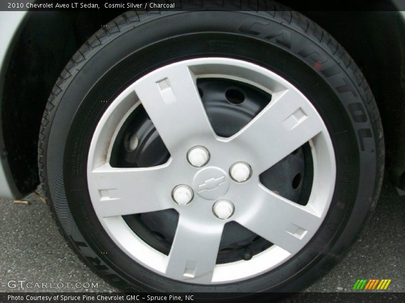 Cosmic Silver / Charcoal 2010 Chevrolet Aveo LT Sedan