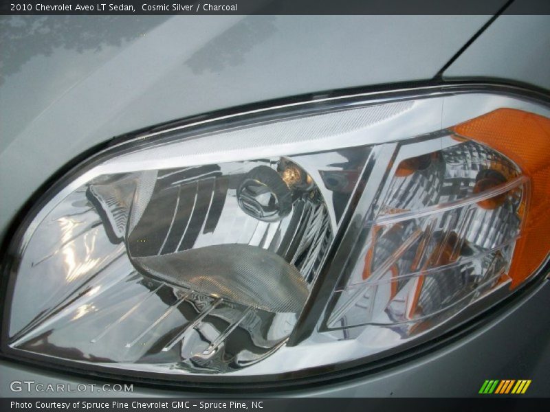 Cosmic Silver / Charcoal 2010 Chevrolet Aveo LT Sedan