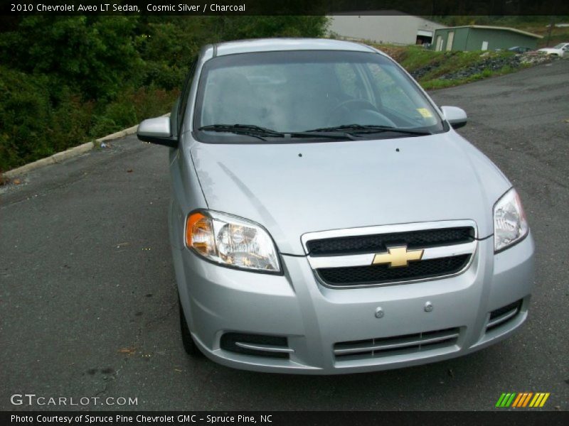Cosmic Silver / Charcoal 2010 Chevrolet Aveo LT Sedan