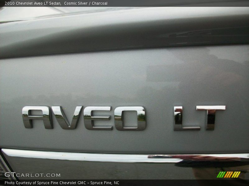 Cosmic Silver / Charcoal 2010 Chevrolet Aveo LT Sedan