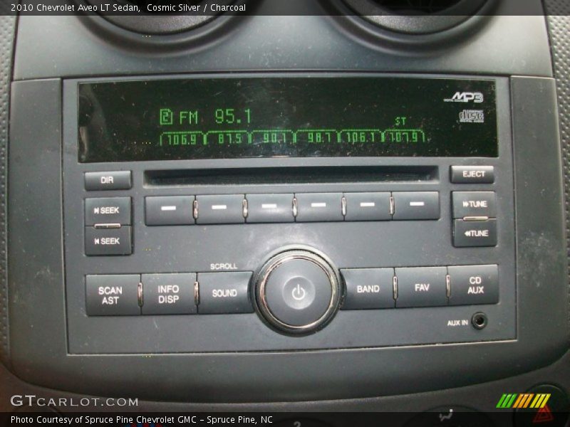 Cosmic Silver / Charcoal 2010 Chevrolet Aveo LT Sedan