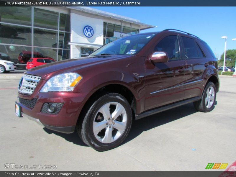 Barolo Red Metallic / Cashmere 2009 Mercedes-Benz ML 320 BlueTec 4Matic
