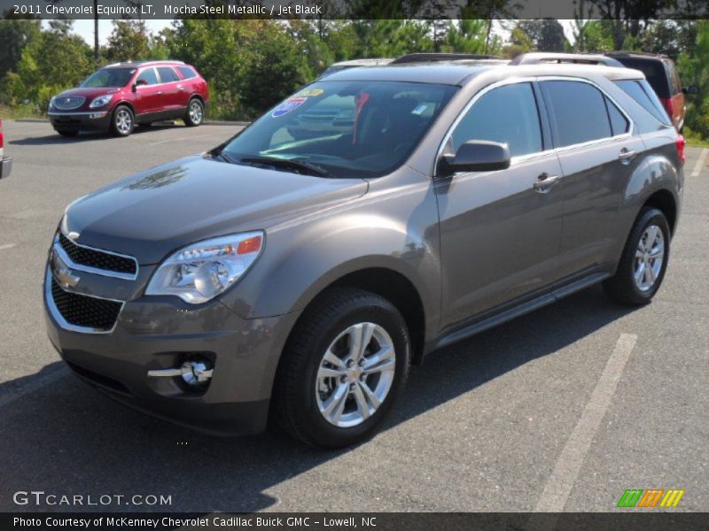 Mocha Steel Metallic / Jet Black 2011 Chevrolet Equinox LT