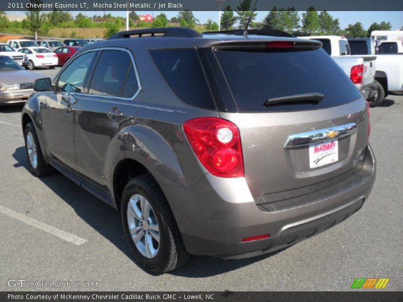 Mocha Steel Metallic / Jet Black 2011 Chevrolet Equinox LT