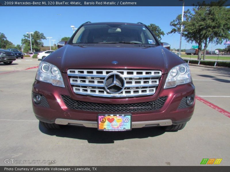 Barolo Red Metallic / Cashmere 2009 Mercedes-Benz ML 320 BlueTec 4Matic