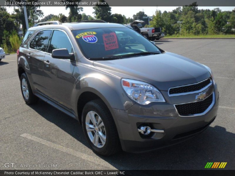 Mocha Steel Metallic / Jet Black 2011 Chevrolet Equinox LT