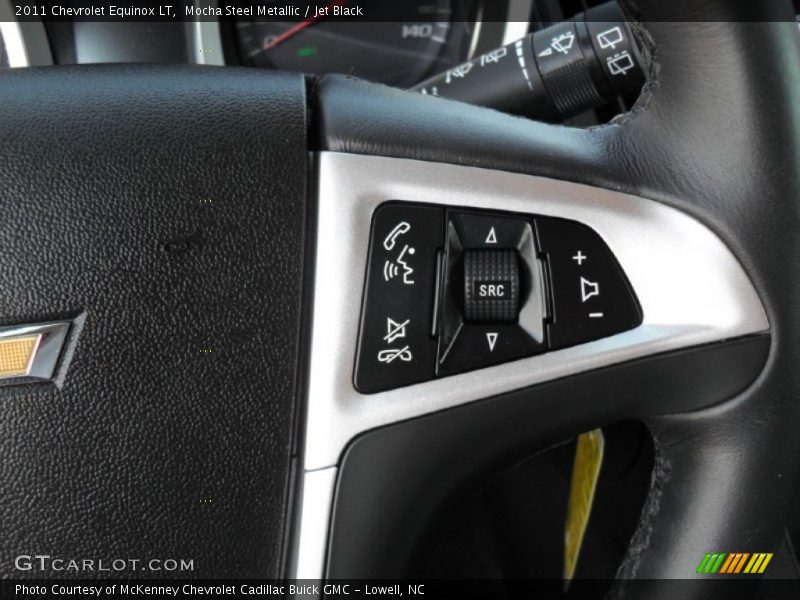 Mocha Steel Metallic / Jet Black 2011 Chevrolet Equinox LT