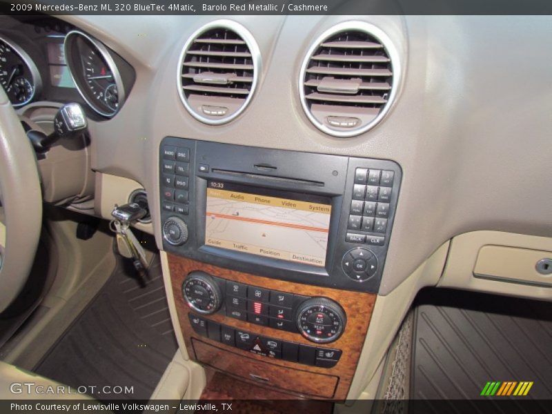 Barolo Red Metallic / Cashmere 2009 Mercedes-Benz ML 320 BlueTec 4Matic