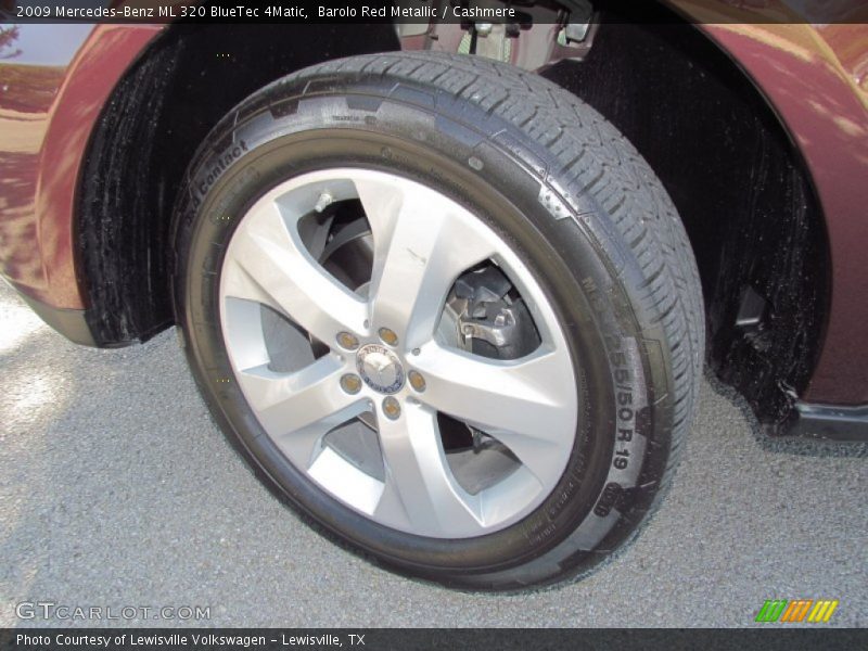 Barolo Red Metallic / Cashmere 2009 Mercedes-Benz ML 320 BlueTec 4Matic