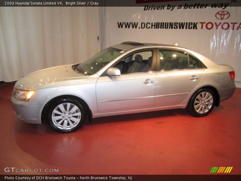 Bright Silver / Gray 2009 Hyundai Sonata Limited V6