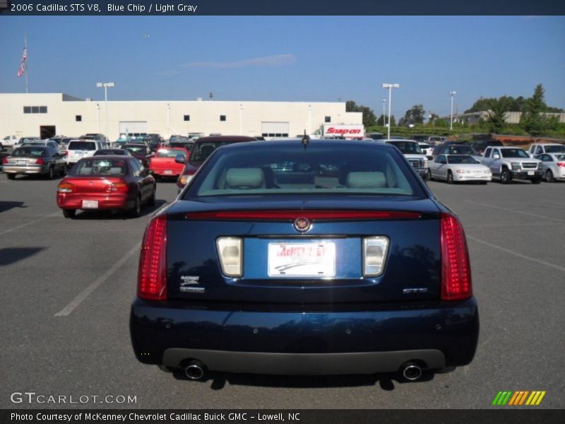 Blue Chip / Light Gray 2006 Cadillac STS V8